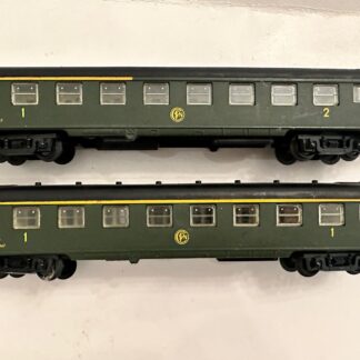 Jouef HO Scale Set Of 2 Passenger Cars SFCF 1,2