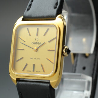 Vintage "N MINT" OMEGA Deville Cal.625 Tank 24mm Manual Men Unisex Watch From JP