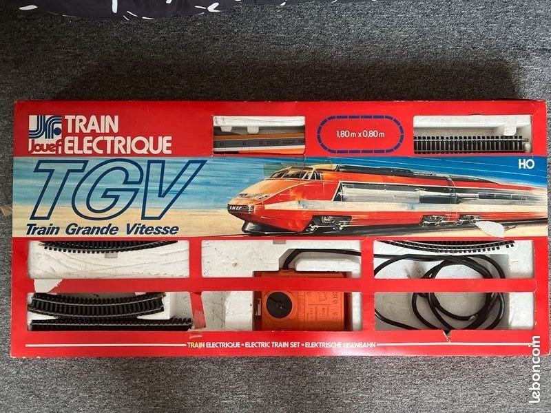 1981 Jouef TGV Sud-Est Orange HO World Record Locomotive