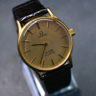 Vintage Omega Constellation Quartz Cal 1330 Gold Men's Watch JAPAN [N MINT] W141