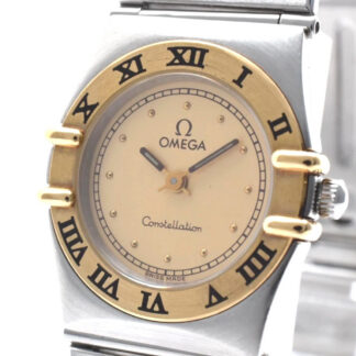 [N MINT] OMEGA Constellation Cal.1455 795.1080 18K Gold Qz Ladies Watch JAPAN