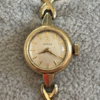 Vintage Omega Cocktail Petite Womans Watch 14K Gold Filled Cal. 452 - Runs!