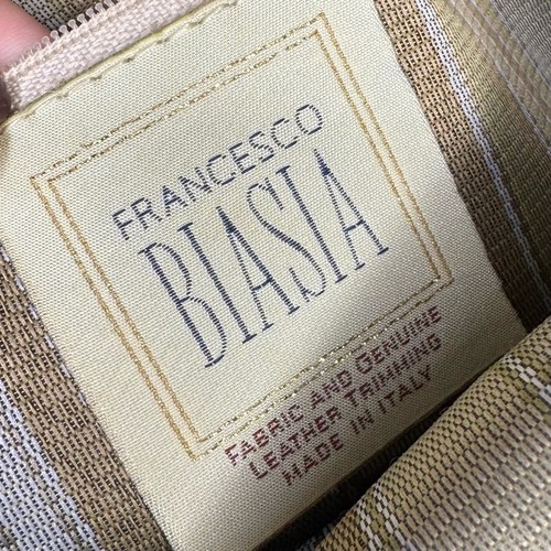 Francesco Biasia tan brown ombre woven shoulder tote bag purse – Image 4