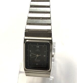 Vintage Omega Constellation Ref. 1418 Rare Gray Dial 26 x 32mm Fits USA SELLER!