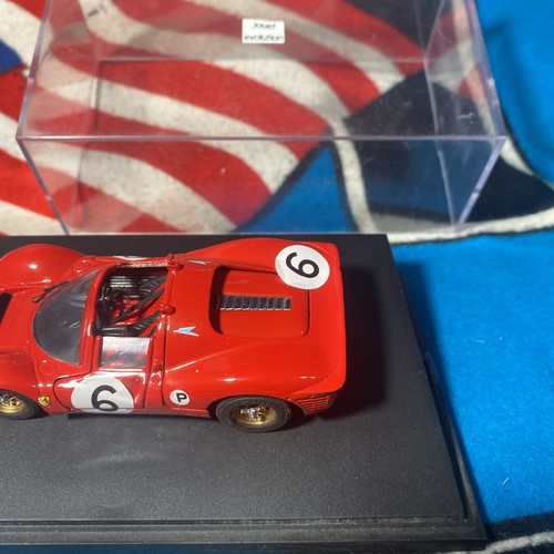 Jouef Evolution Ferrari 330 P4 Diecast 1:43 Scale Serie Legende Red #6 No Box – Image 2