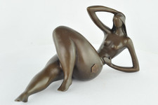 Statue Sculpture Danseuse Sexy Pin-up Style Art Deco Style Art Nouveau Bronze ma