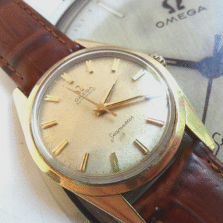 Vintage 1961 Gold Capped Men's Omega Seamaster 24J Swiss Automatic Watch 14700