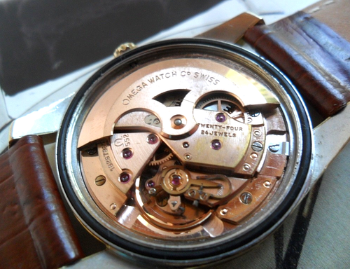 Vintage 1961 Gold Capped Men's Omega Seamaster 24J Swiss Automatic Watch 14700 – Image 11