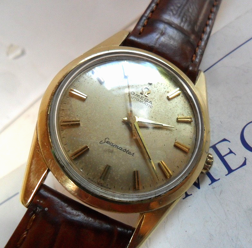 Vintage 1961 Gold Capped Men's Omega Seamaster 24J Swiss Automatic Watch 14700 – Image 14