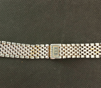 VINTAGE OMEGA SEAMASTER OR  CONSTELLATION TWO TONE RICE BEAD BAND 1451/439.