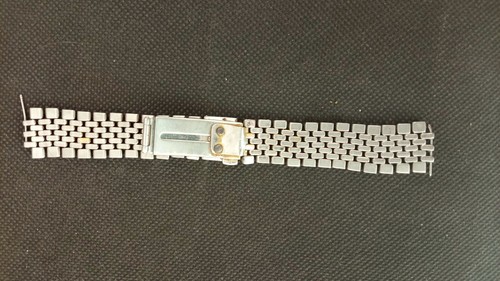 VINTAGE OMEGA SEAMASTER OR CONSTELLATION TWO TONE RICE BEAD BAND 1451/439. – Image 2