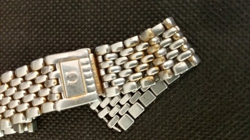 VINTAGE OMEGA SEAMASTER OR CONSTELLATION TWO TONE RICE BEAD BAND 1451/439. – Image 7