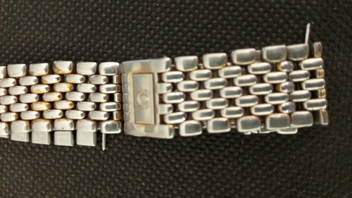 VINTAGE OMEGA SEAMASTER OR CONSTELLATION TWO TONE RICE BEAD BAND 1451/439. – Image 10