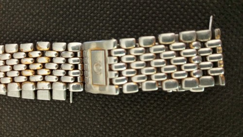 VINTAGE OMEGA SEAMASTER OR CONSTELLATION TWO TONE RICE BEAD BAND 1451/439. – Image 12