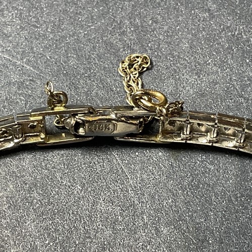 Vintage Omega Ladies’ Watch 14K White Gold Bracelet With Diamonds Running – Image 5