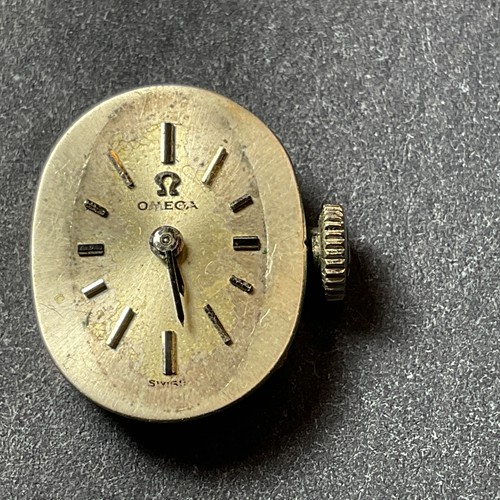 Vintage Omega Ladies’ Watch 14K White Gold Bracelet With Diamonds Running – Image 9