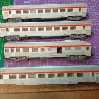 Jouef Ho train 3 cars TEE interior design + van lights + 1KDO