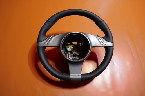 PORSCHE 911 TURBO STEERING WHEEL 2009 2010 2011 2012 2013 GRAY 997 347 803 32