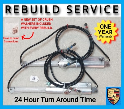 Porsche 911 Convertible Hydraulic REBUILD SERVICE , Cylinder Top 996 997 (24 HR)