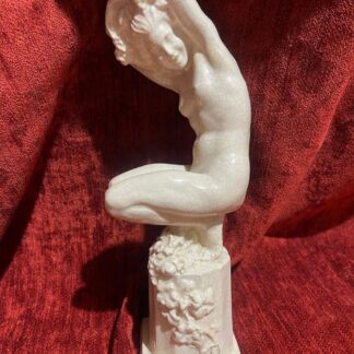 Rare Raymonde Guerbe bacchante sculpture céramique Art Déco nu féminin