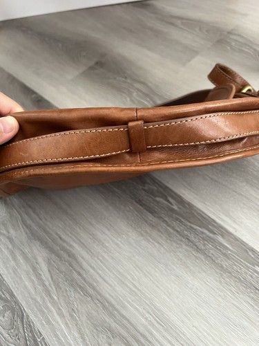 Francesco Biasia Cowhide Leather Crescent Shoulder Bag – Image 2