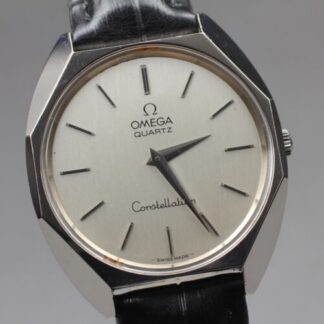 Vintage Omega Constellation Octagon Silver Dial Quartz Men's Watch
