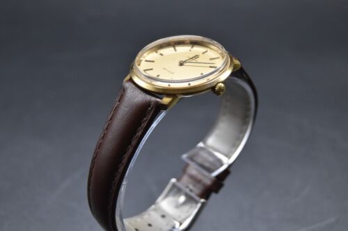Vintage OMEGA De Ville Tool.104 Manual Winding Gold Roman Dial Men's【MINT-】W51 – Image 3