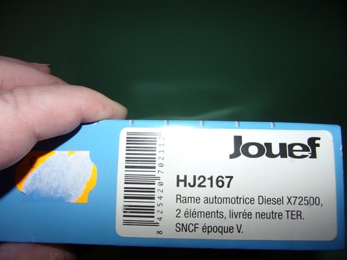 JOUEF X72500 TER NEUTRAL DIESEL RAILROAD HJ2167 NEW and RARE – Image 7
