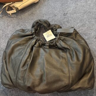 Francesco Biasia Black Leather Shoulder Bag