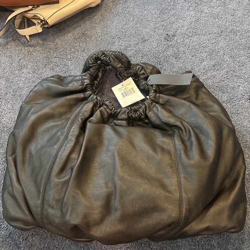 Francesco Biasia Black Leather Shoulder Bag