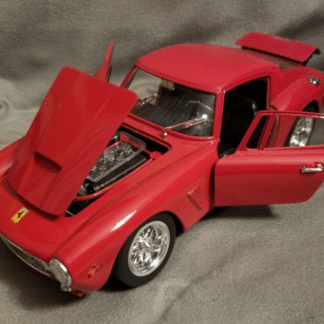 1961 Red Ferrari 250GT Berlinette, Jouef Evolution 1:18 Diecast w/ Box