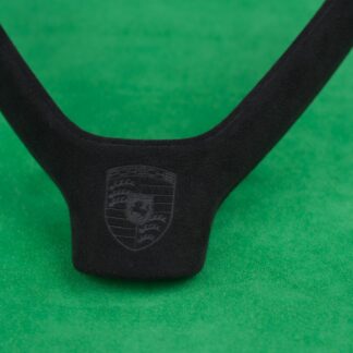 Porsche 997 911 987 Cayman Carrera Turbo steering wheel trim Alcantara embose