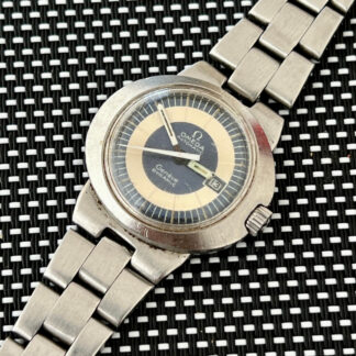 OMEGA Geneve Dynamic Tool 102 Automatic Vintage Blue Silver Dial  Women's Watch