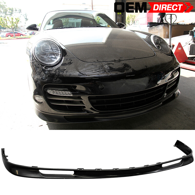Fits 07-13 Porsche 997 OE Style Front Bumper Lip Lower Spoiler Unpainted PU