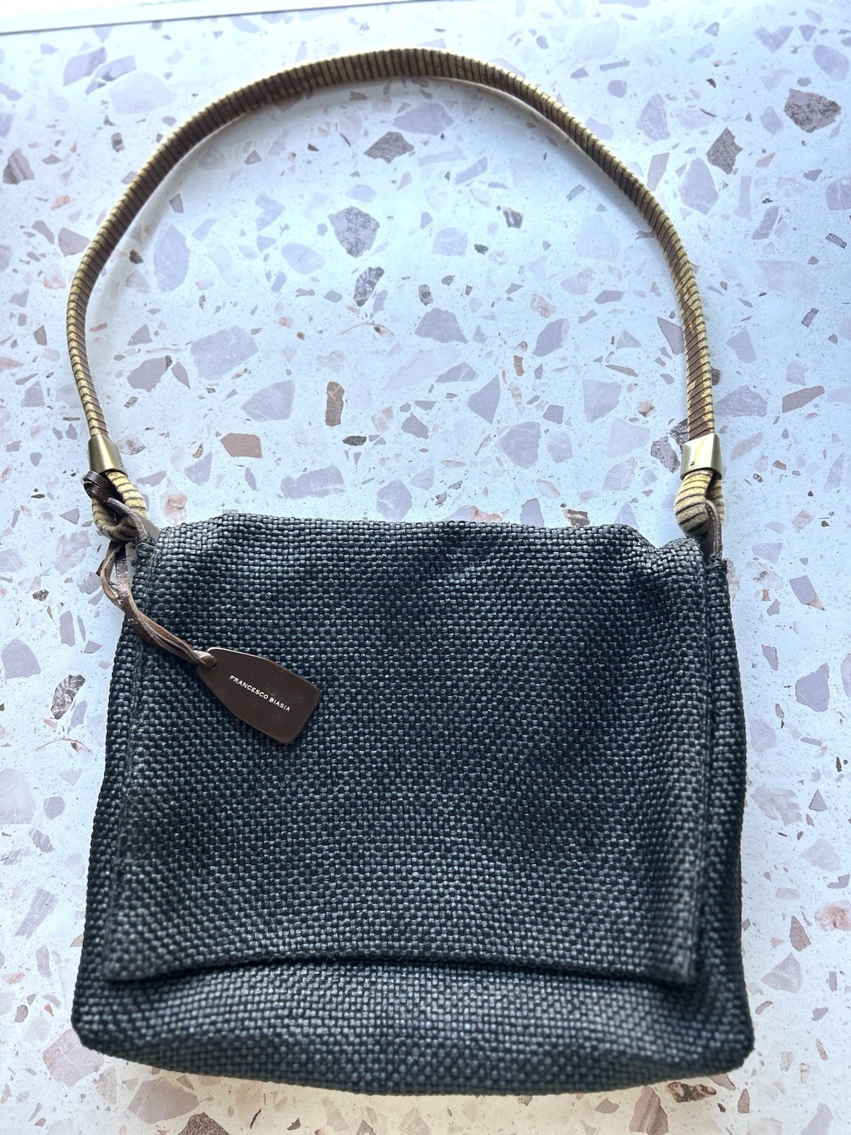 Vintage Francesco Biasia Handbag Made In Italy Hard To Find Model