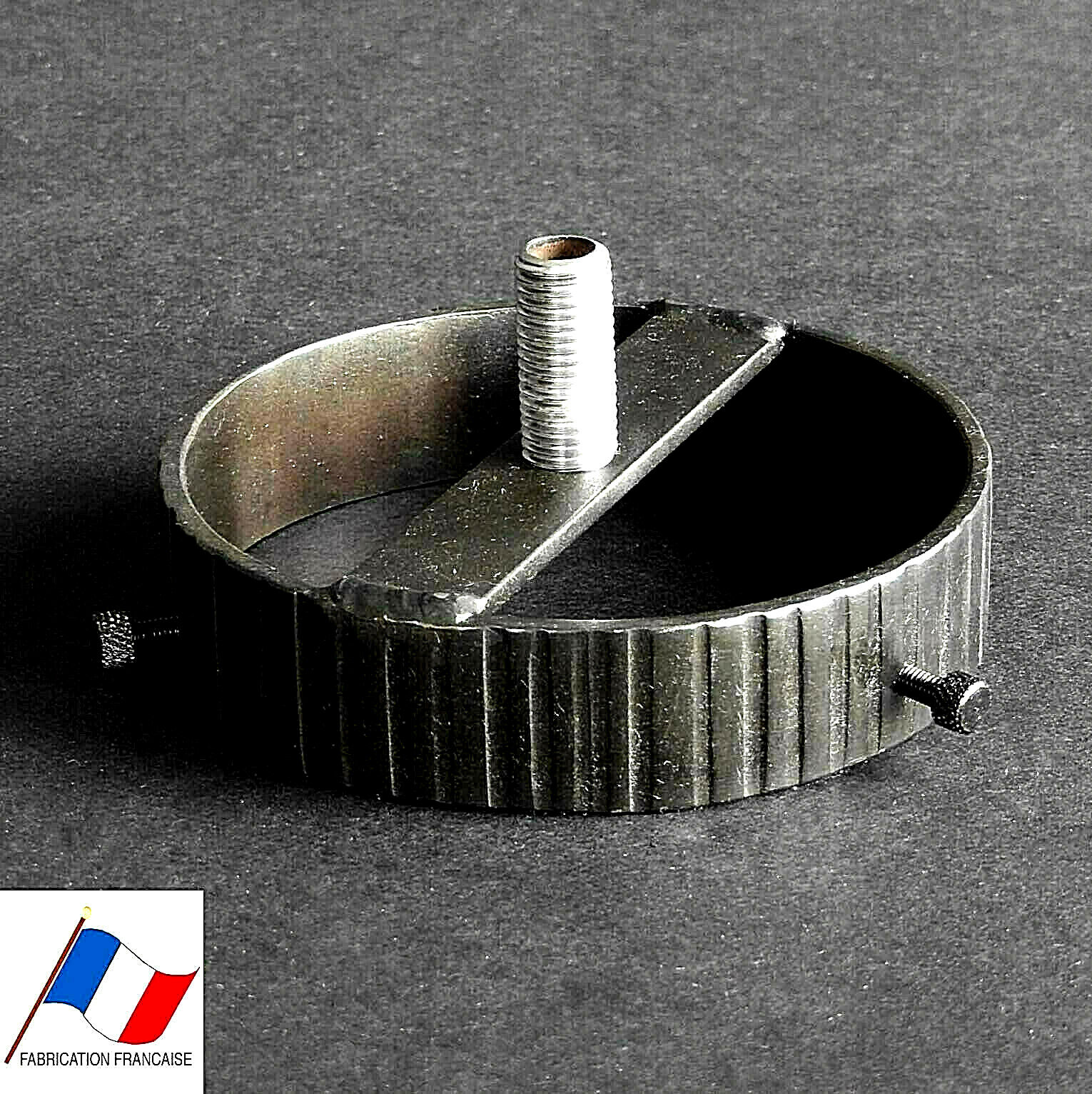 SUPPORT de boules art déco Diam int 86, MULLER,SCHNEIDER,DAUM,DELATTE,CROISMARE