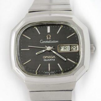 Vintage Omega Constellation Quartz D/D Original Grey Dial Unisex Watch C. 1975