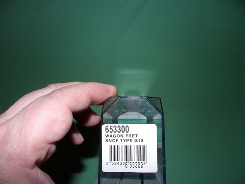 JOUEF long covered wagon FRET SNCF green 653300 NEW (No. 1) – Image 5